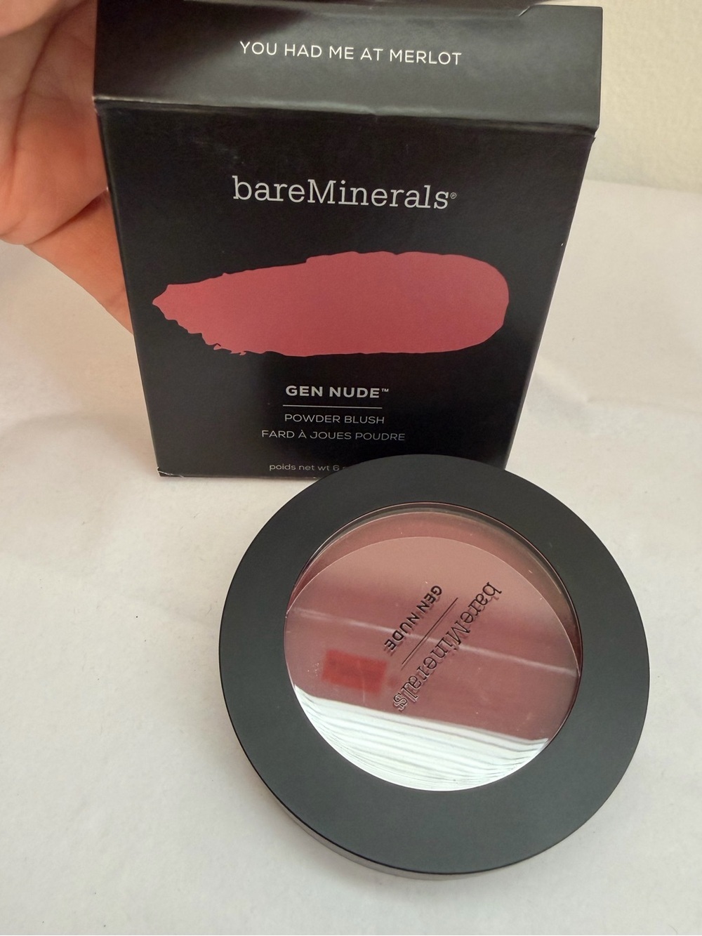 bareMinerals Gen Nude Powder Blush — Merlot Deep Rose
